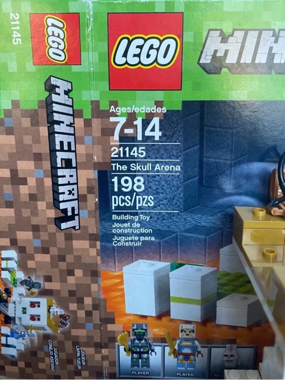 LEGO Minecraft The Skull Arena (#21145) - 100% Complete with Box & Manual